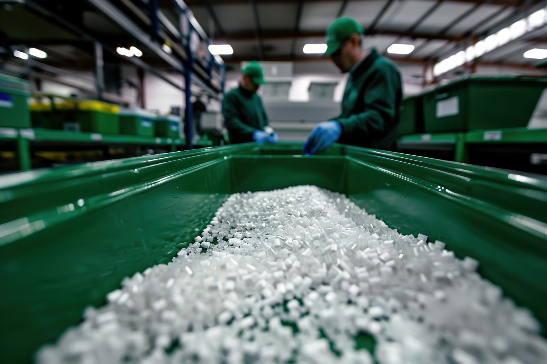 Twin-screw extruder processing impact-modified bioplastic pellets